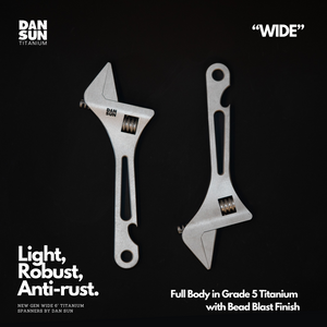 "WIDE" Titanium Adjustable Spanner image 3