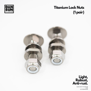 Titanium Wing Nuts for CCR Backplates (1 pair) image 1