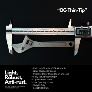 Titanium Thin-Tip Adjustable Spanner image 10