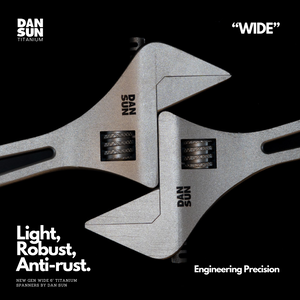 "WIDE" Titanium Adjustable Spanner image 7