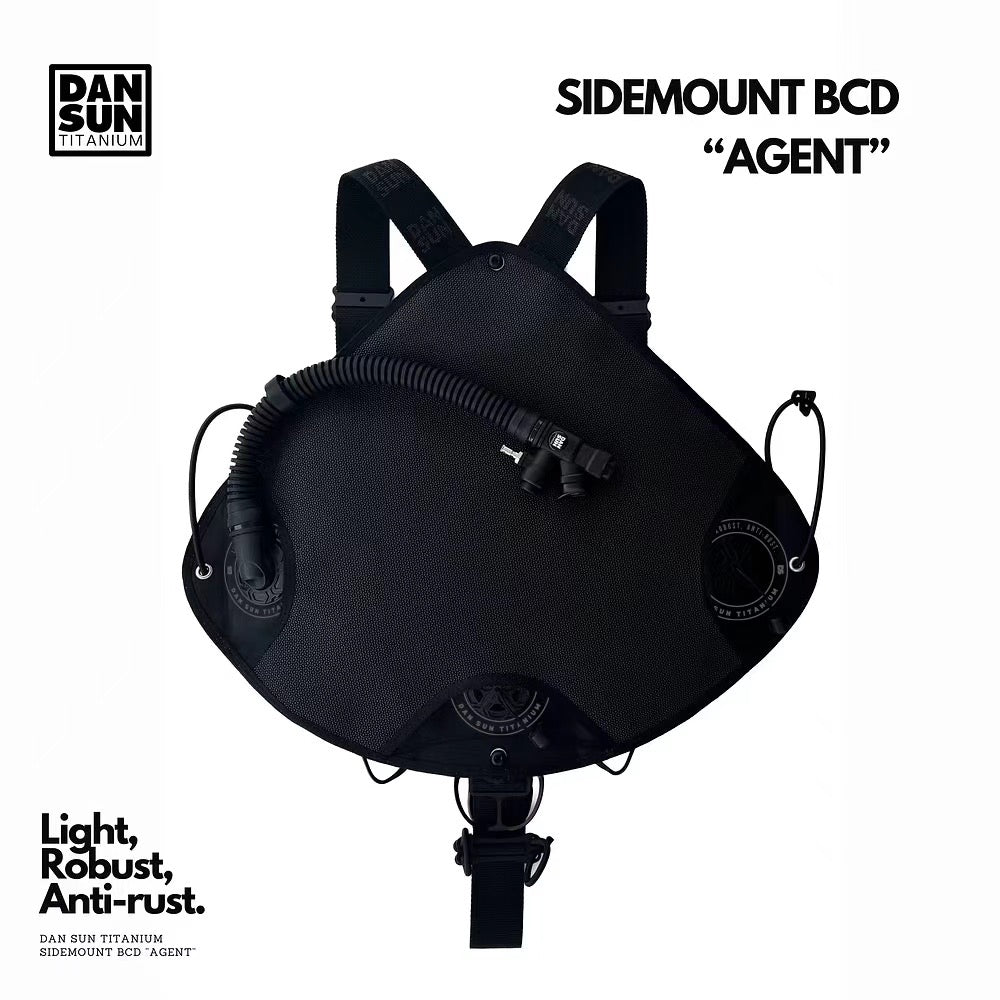 TITANIUM "AGENT" SIDEMOUNT BCD image 0