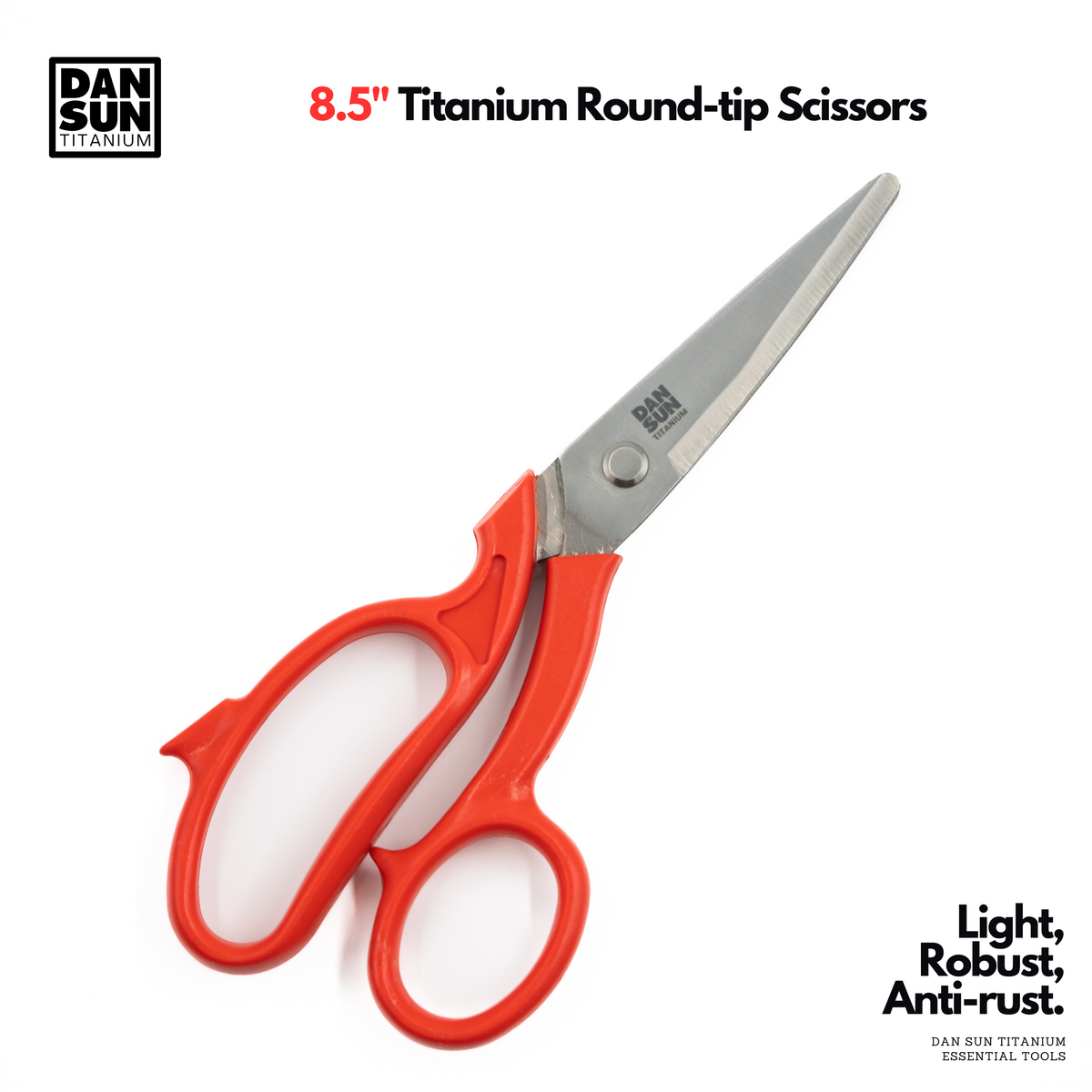 Titanium Round-Tip Scissors image 0