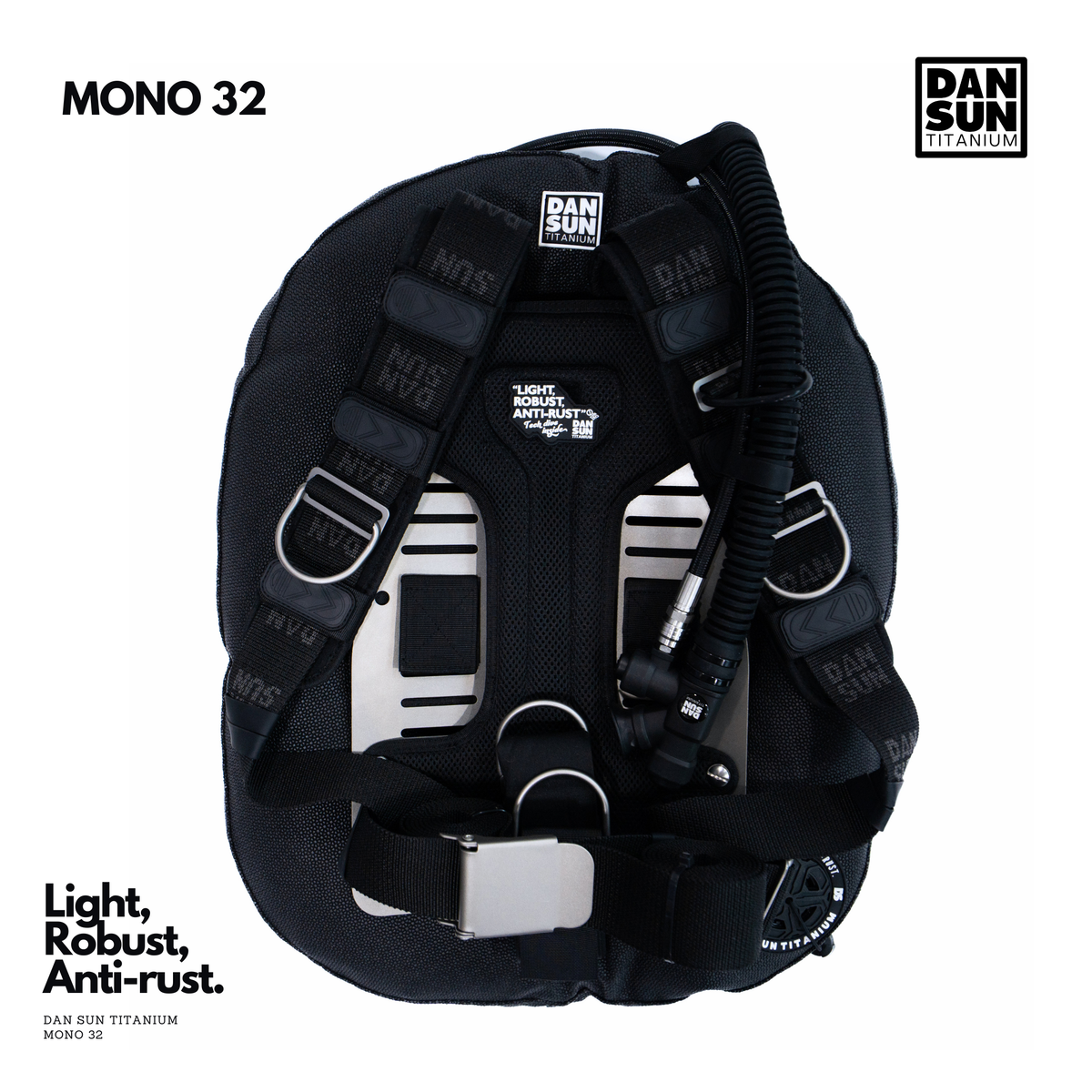 MONO 32 Single Backmount BCD (Carbon Fiber / Titanium)