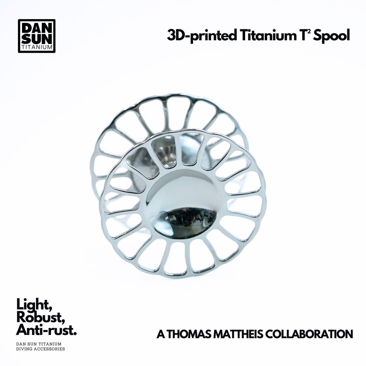 3D-Printed Titanium T² Spool