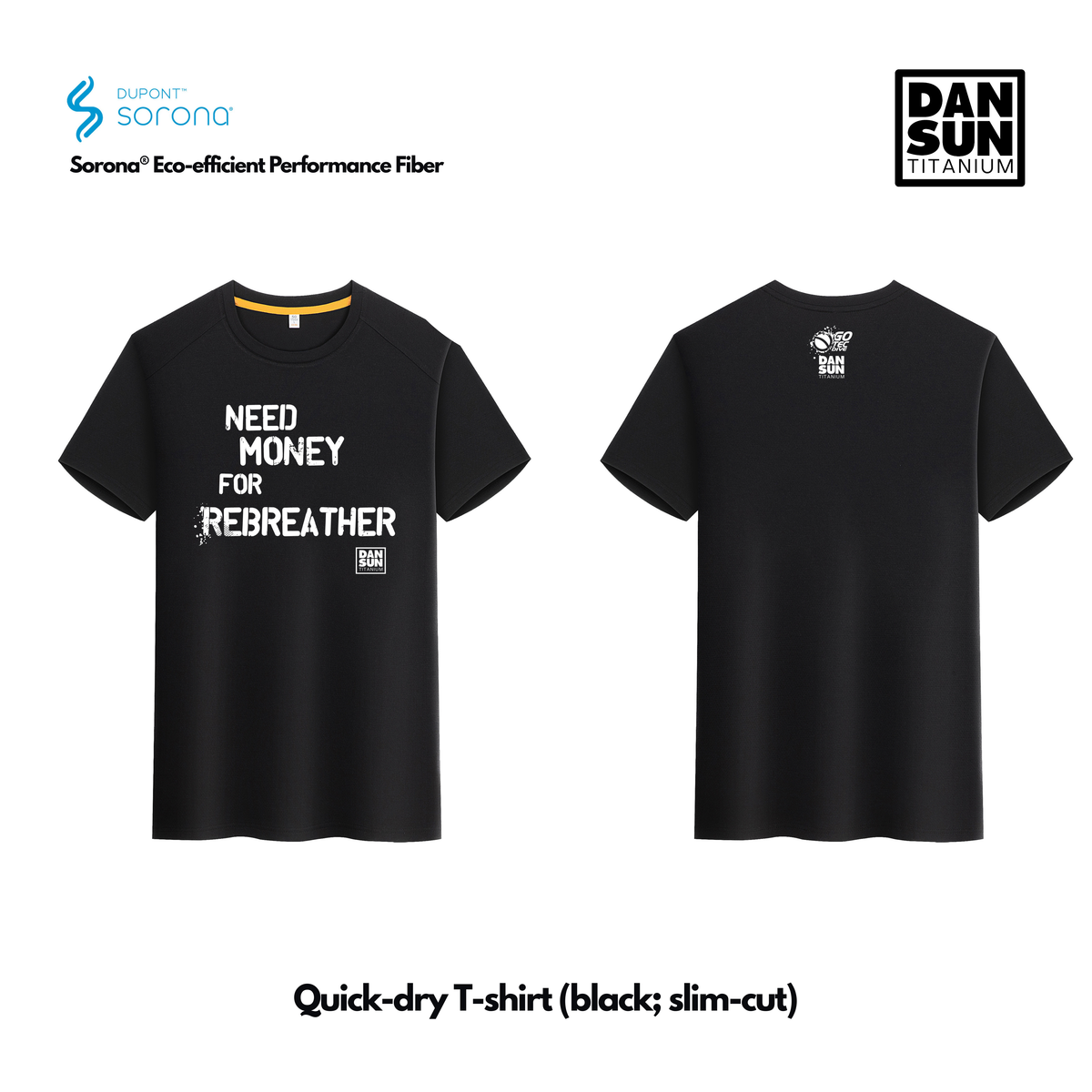 "Need Money For Rebreather" Quick-dry Tshirt (Sorona® Fabric) image 0