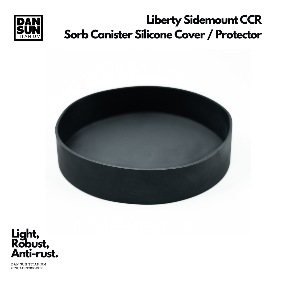 Liberty Sidemount CCR Sorb Canister Silicone Protector image 0
