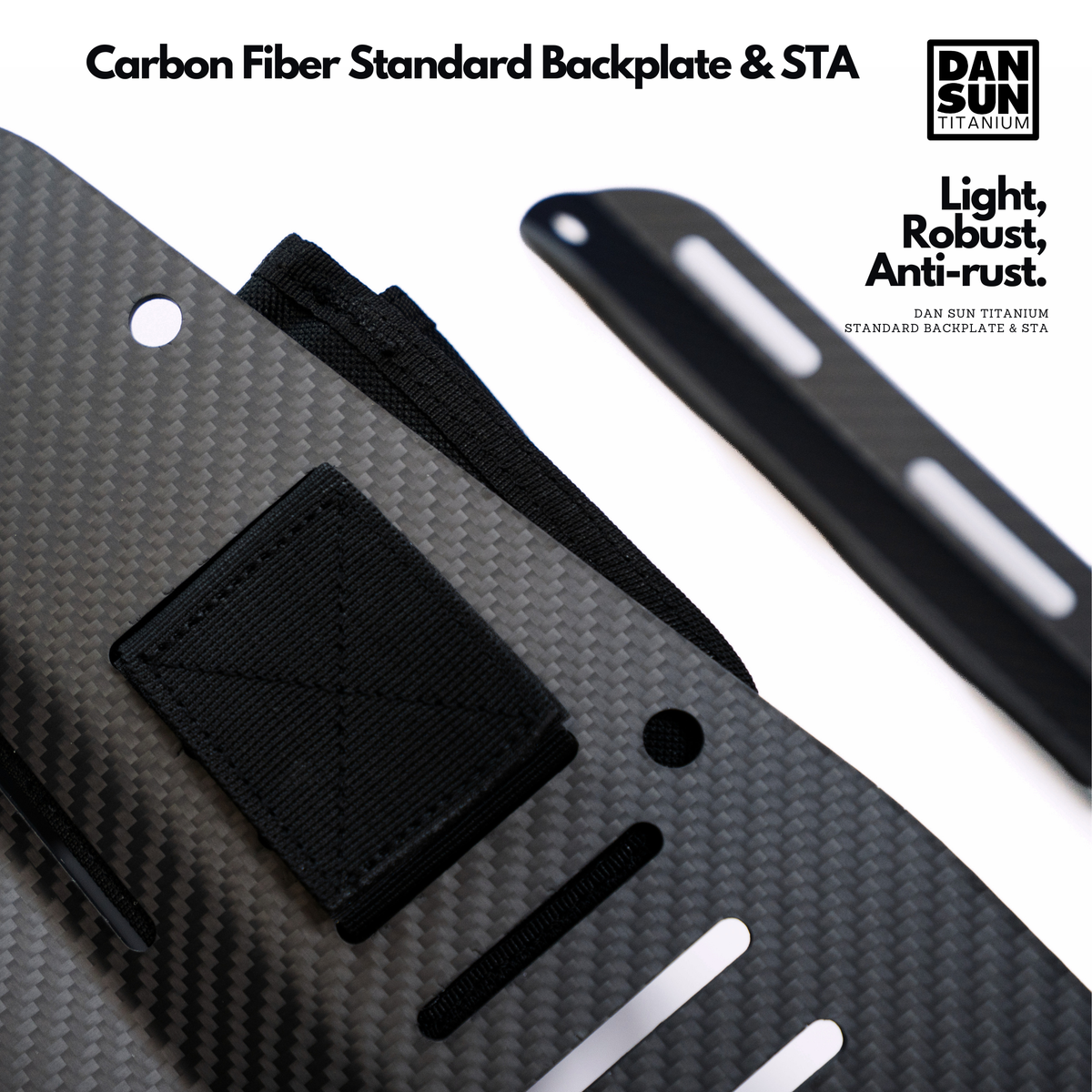 Carbon Fiber Standard Backplate Set