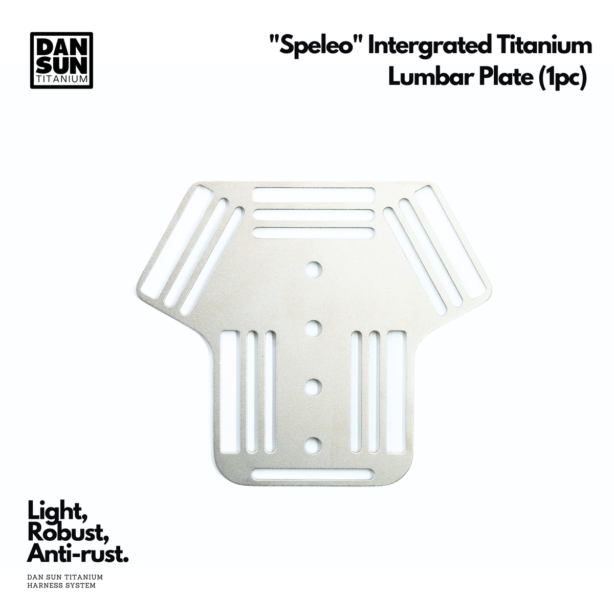 "Speleo" Intergrated Titanium Lumbar Plate (1pc)