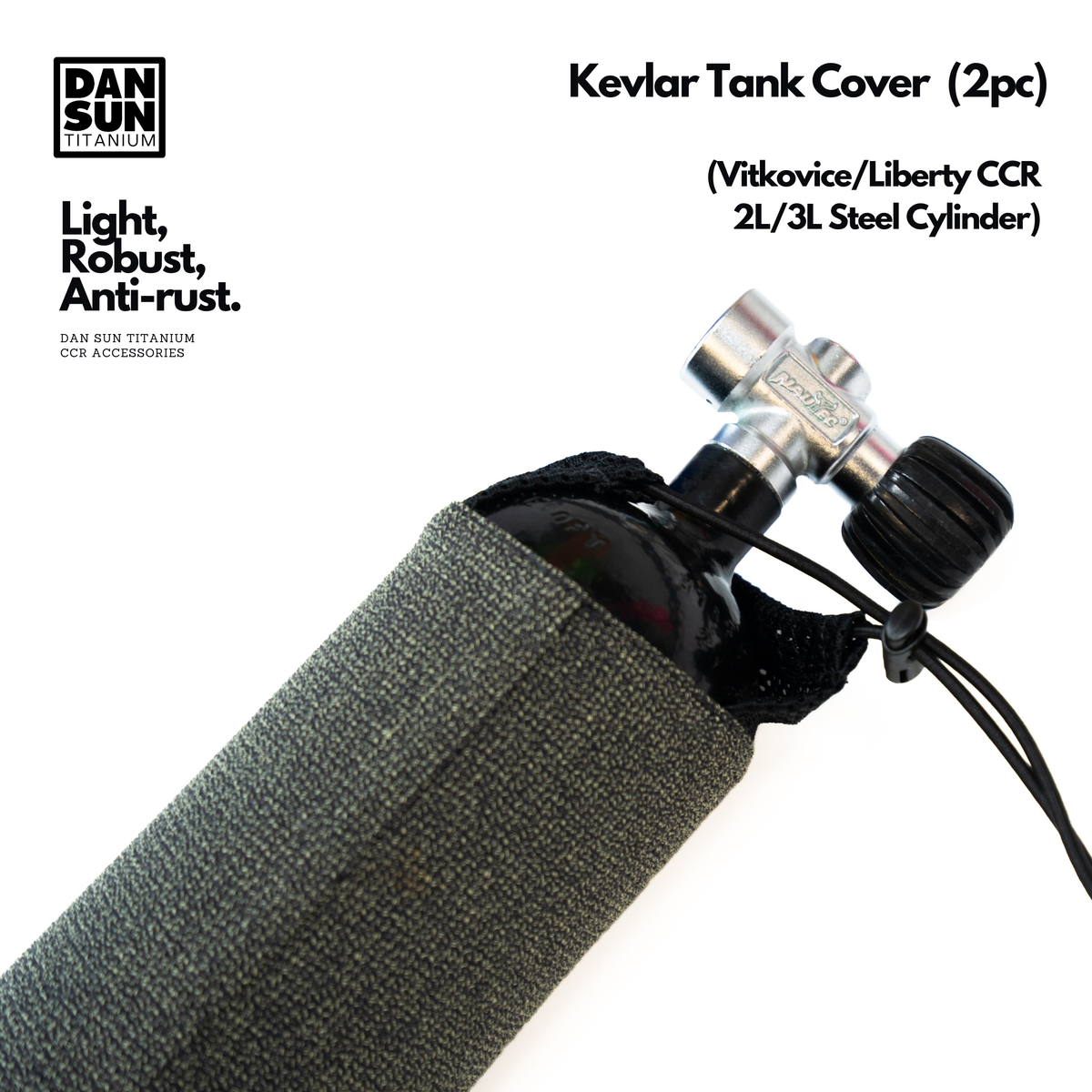 Kevlar CCR Tank Cover (1 pair)
