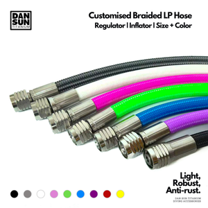 Customised Braided LP Hose (Stainless Steel) image 0