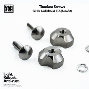 Titanium Screws for BCD Backplates (Set of 2) image 0