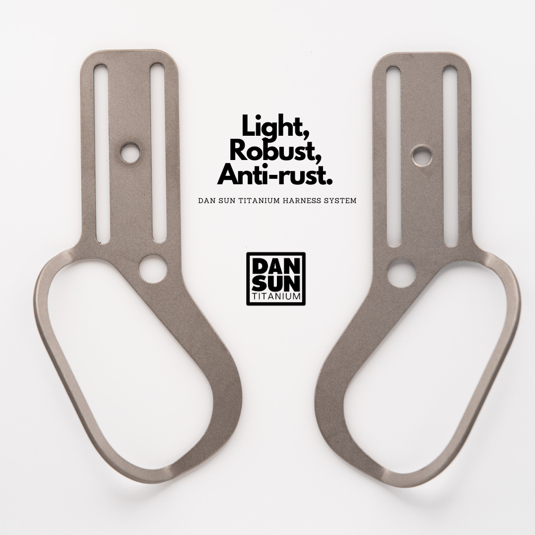 Curved Waist Back D-Rings (2pc) - Sidemount Harness System image 0