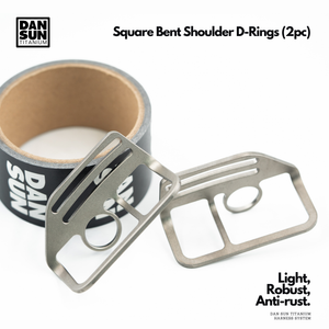 Square Bent Shoulder D-Rings (2pc) image 0