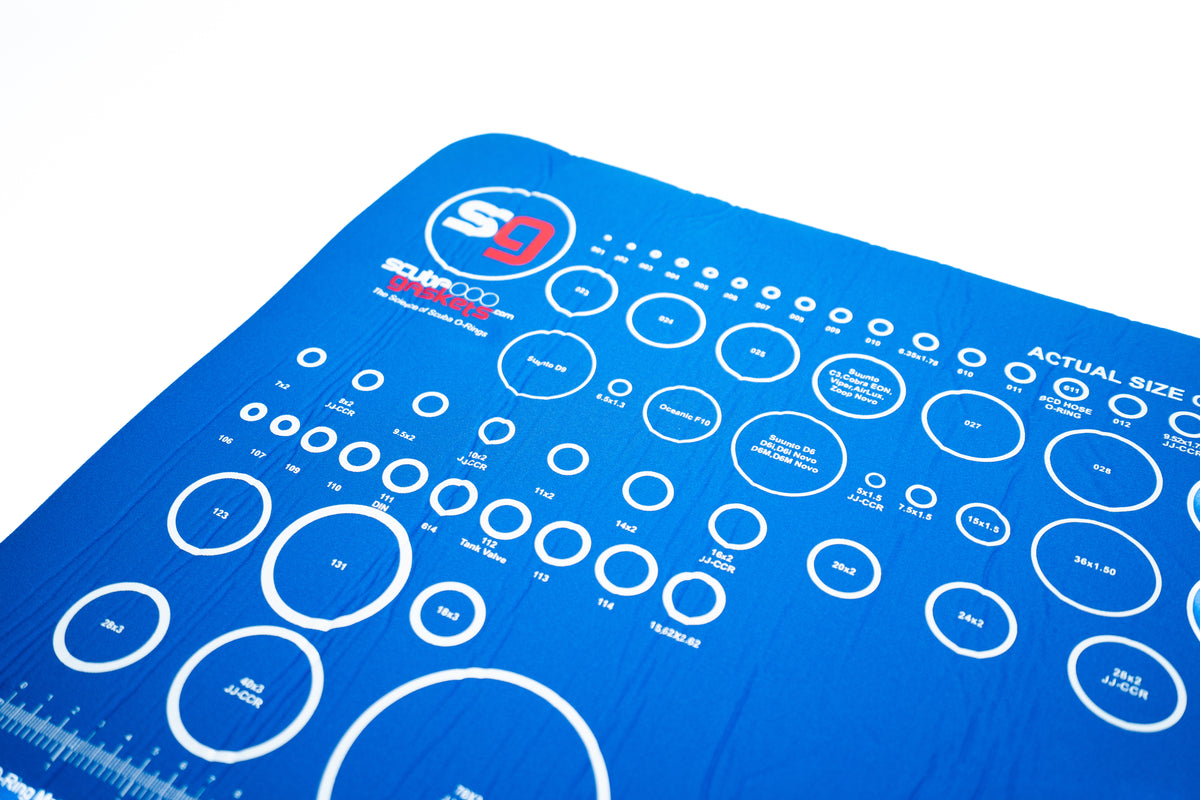 Actual Size O-ring Identification Mat for JJ image 0