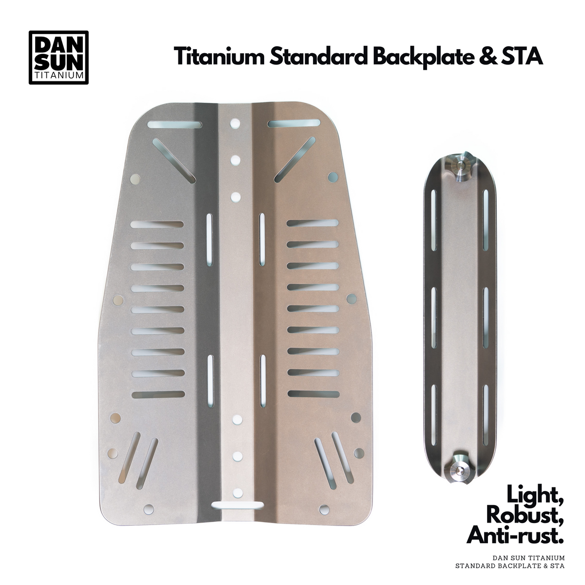 Titanium Standard Backplate Set image 0