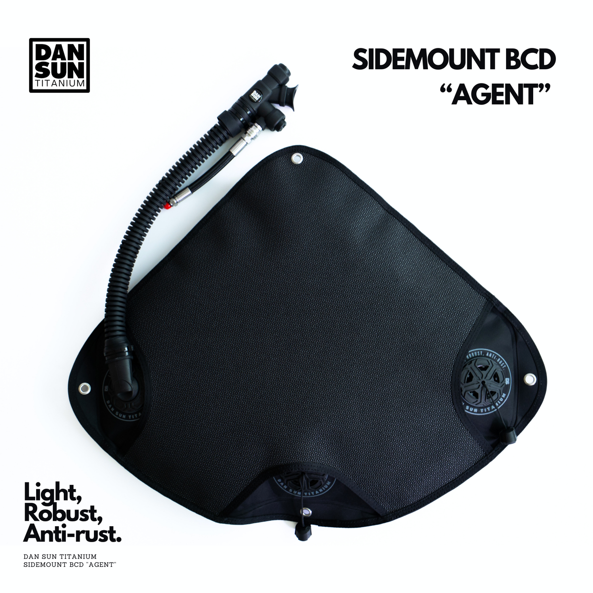 TITANIUM "AGENT" SIDEMOUNT BCD image 9