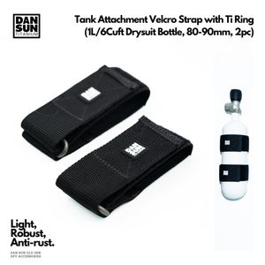 Tank Attachment Velcro Strap with Ti Ring (2pc) image 3