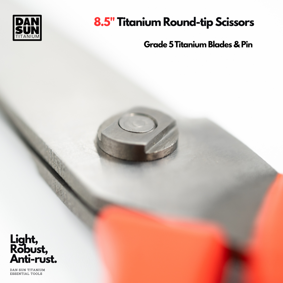 Titanium Round-Tip Scissors image 2