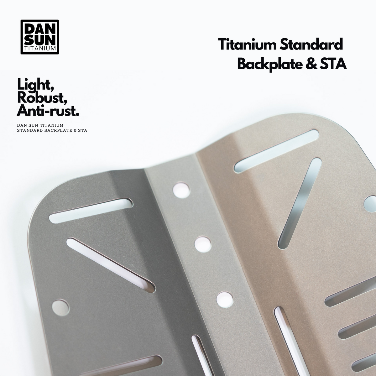 Titanium Standard Backplate Set image 1