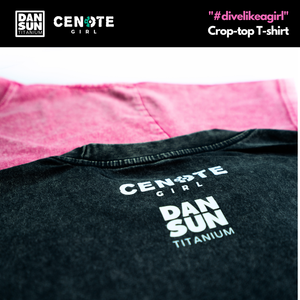 "#divelikeagirl" Crop-top T-shirt image 4