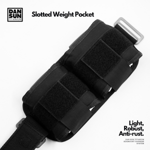 Slotted Weight Pocket (1pc) - Sidemount Harness System image 3