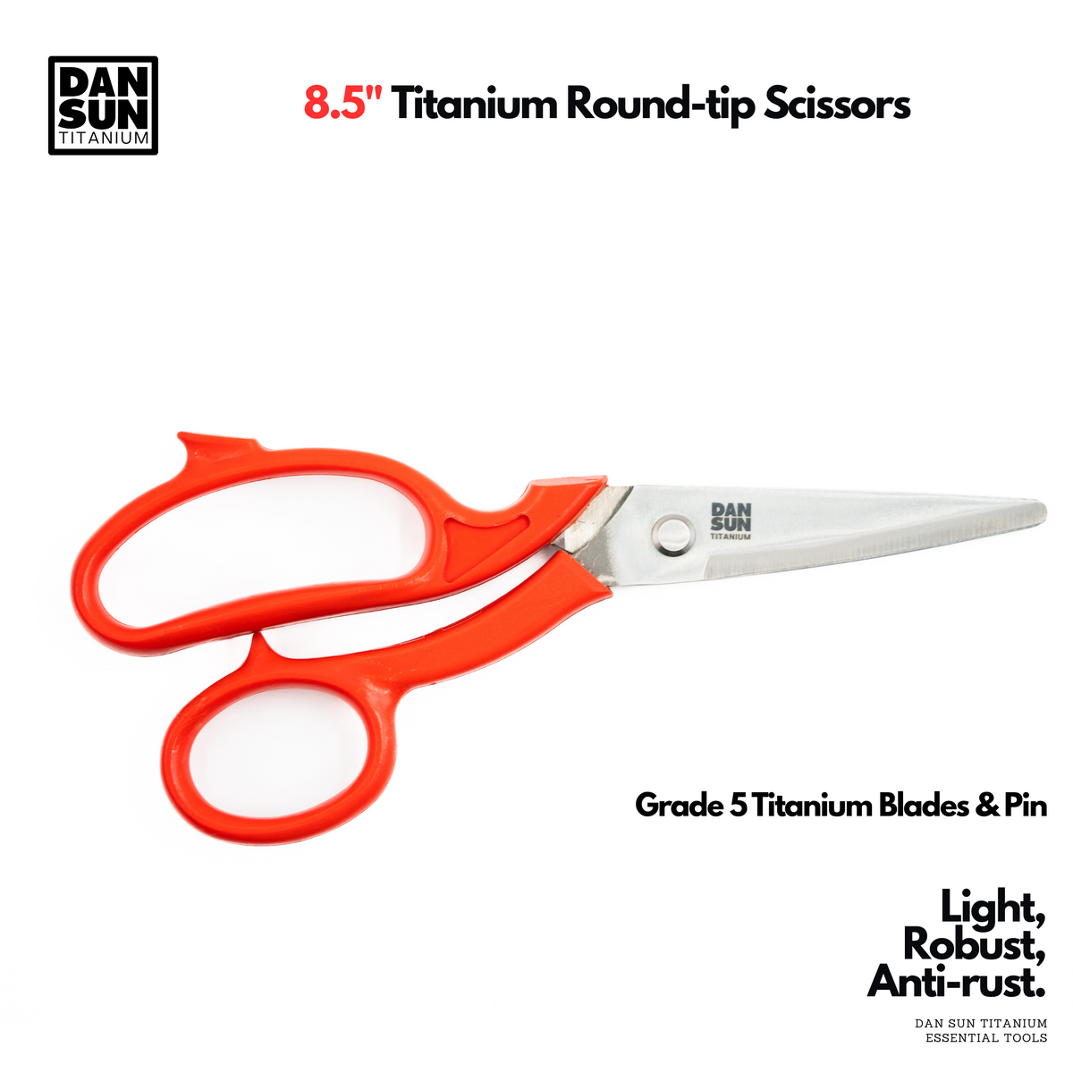 Titanium Round-Tip Scissors image 3