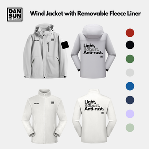 Wind Jacket with Removable Fleece Liner image 4