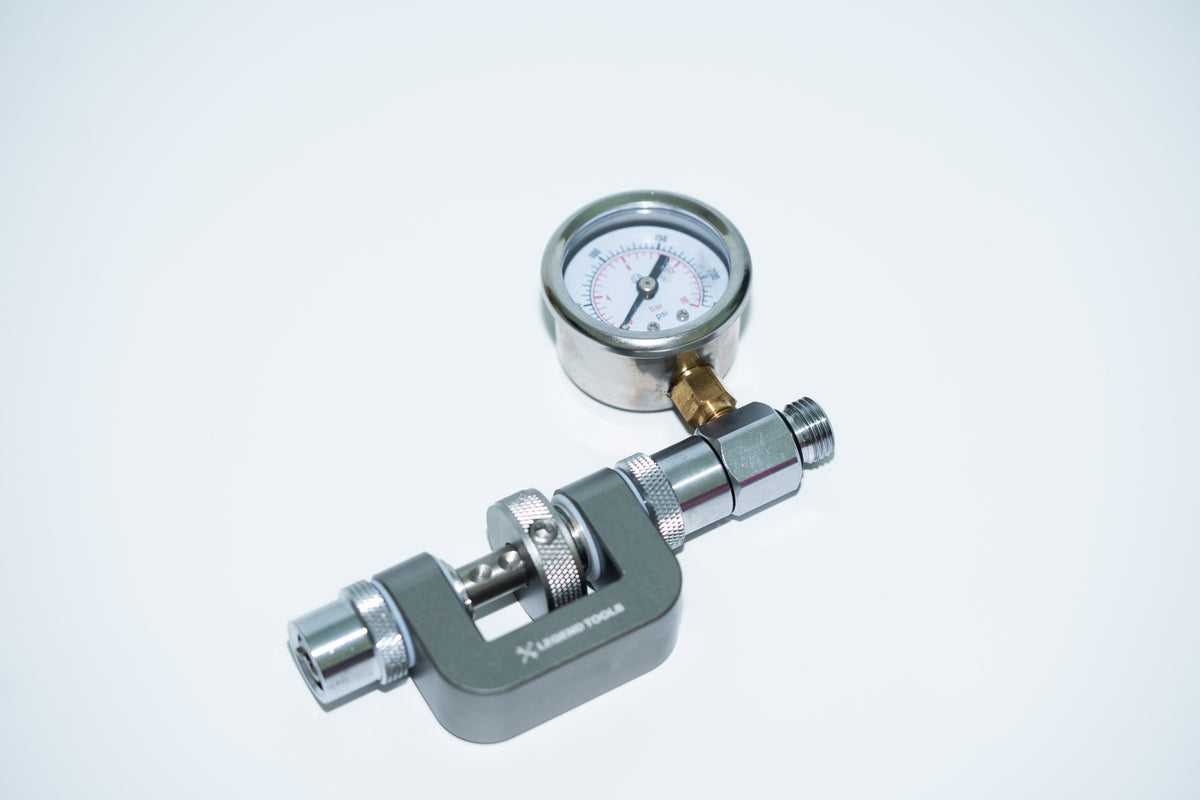 Second Stage In-Line Adjusting Tool with IP Gauge and Shut-off Valve image 2