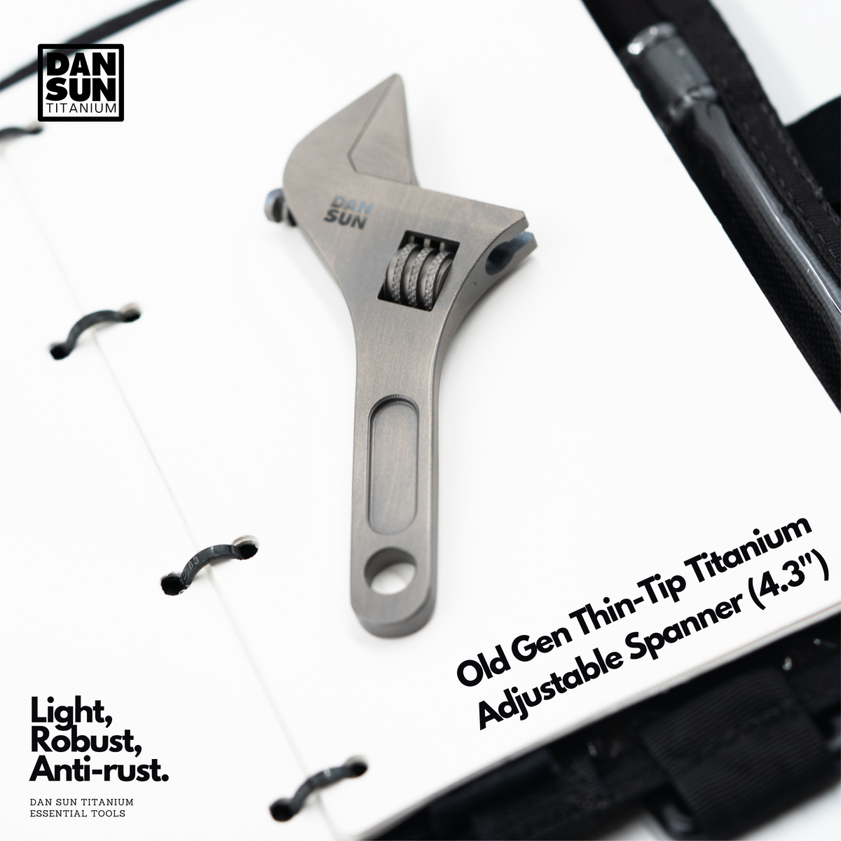 Titanium Thin-Tip Adjustable Spanner image 4