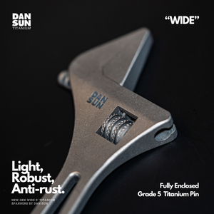 "WIDE" Titanium Adjustable Spanner image 5