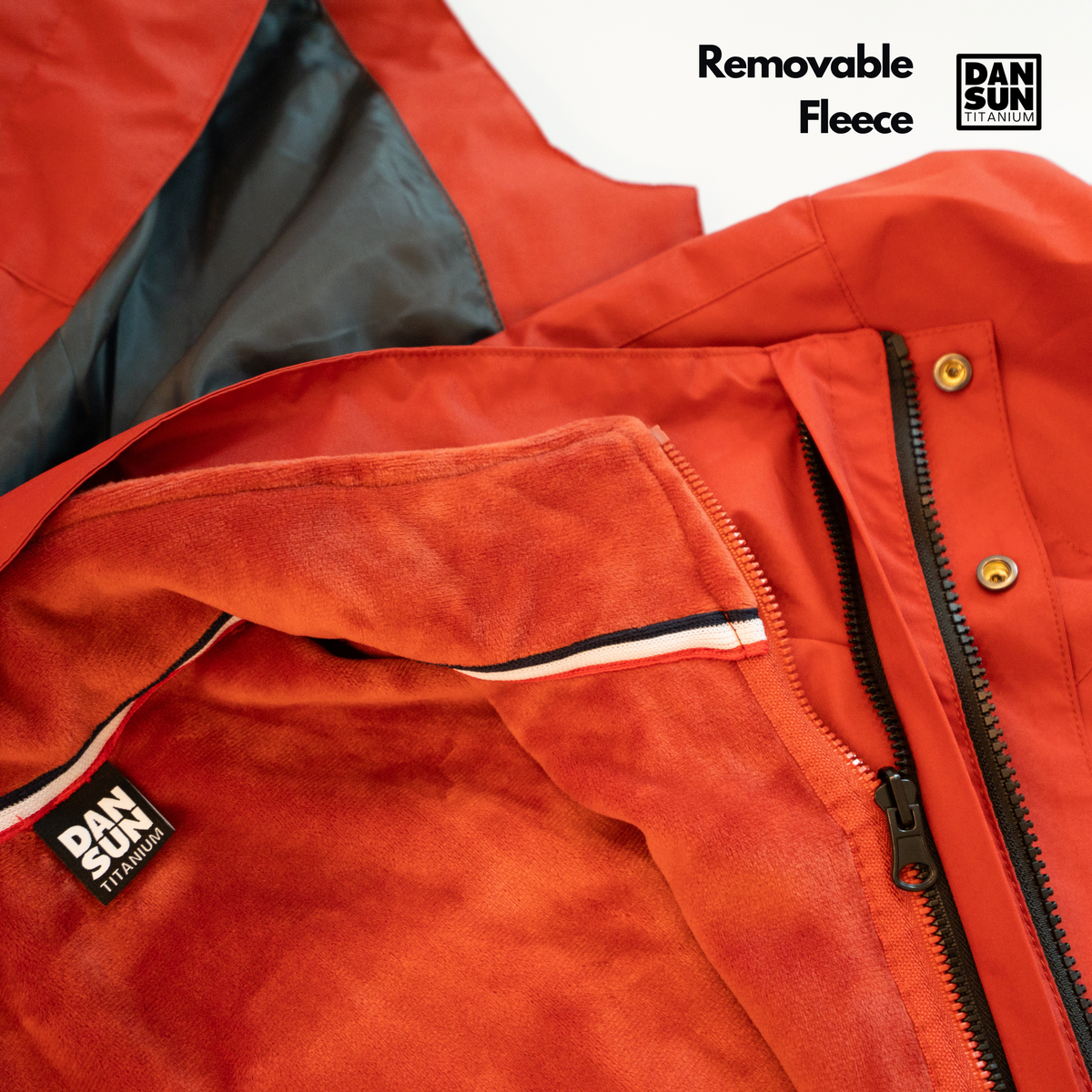 Wind Jacket with Removable Fleece Liner image 1