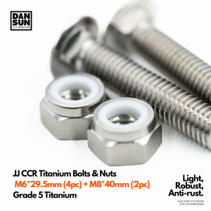 JJ CCR Titanium Screw Set (Bolts & Nuts) image 2