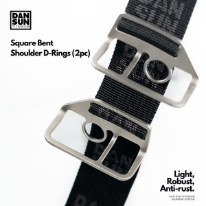 Square Bent Shoulder D-Rings (2pc) image 2