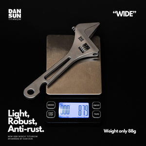 "WIDE" Titanium Adjustable Spanner image 9