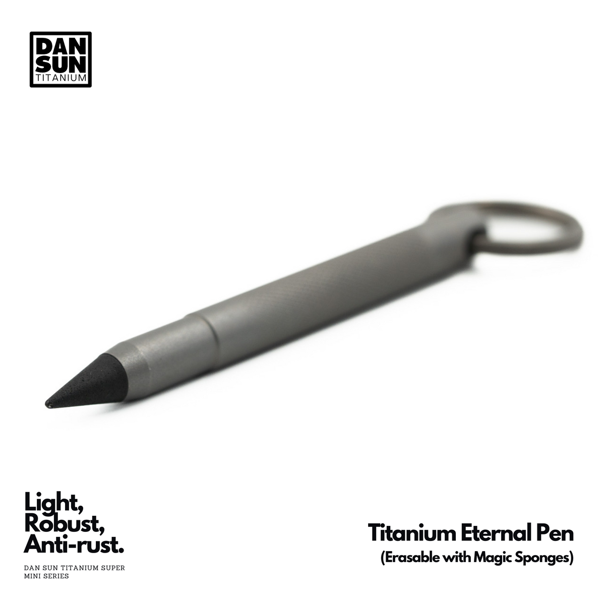 3" Short Titanium Eternal Pen image 2