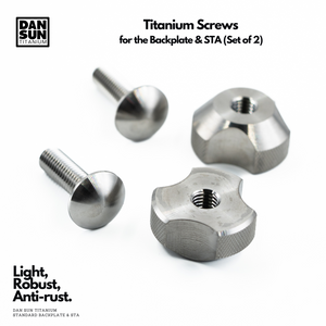 Titanium Screws for BCD Backplates (Set of 2) image 2