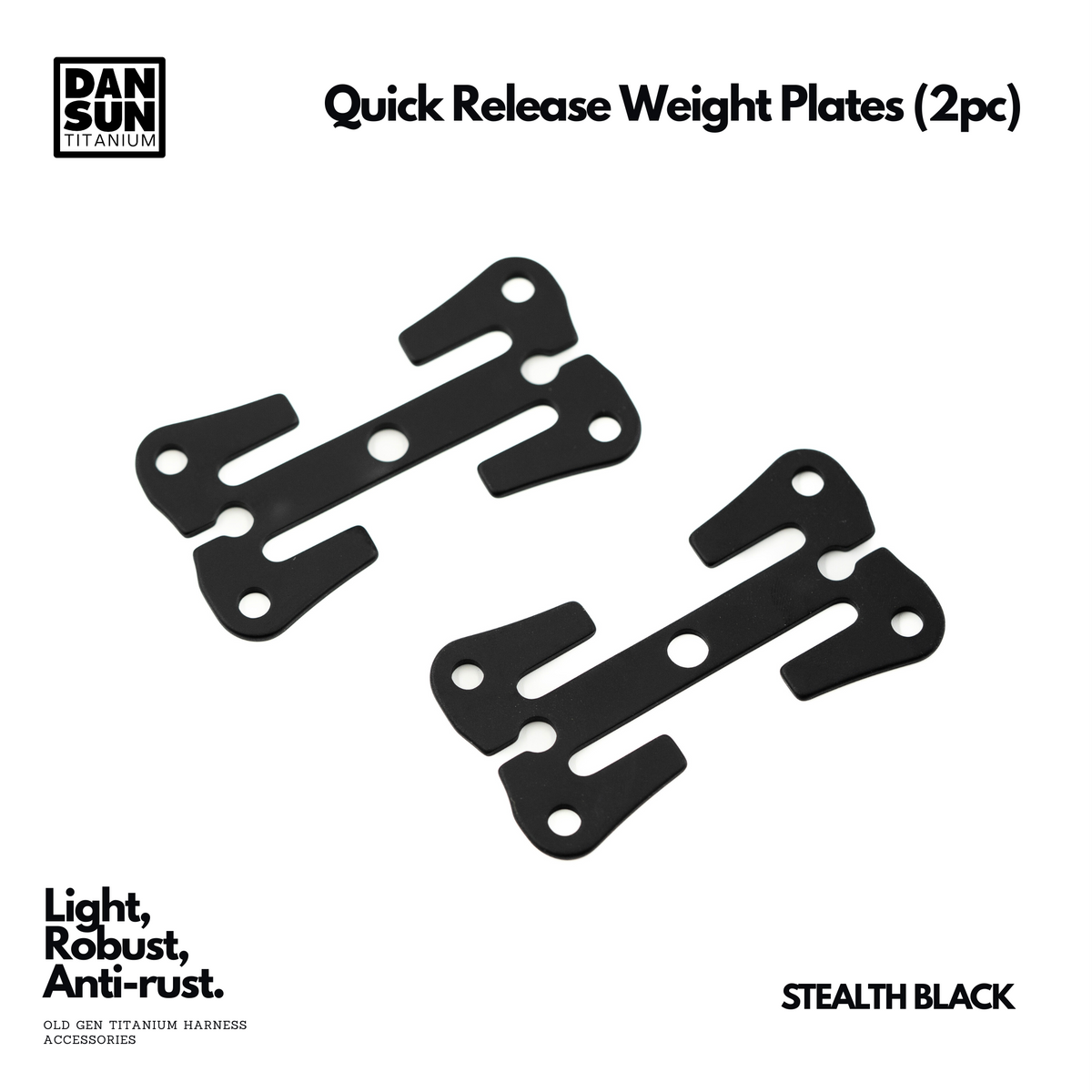 Quick Release Weight Plates (2pc) - Sidemount Harness System image 1