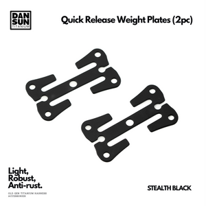 Quick Release Weight Plates (2pc) - Sidemount Harness System image 1