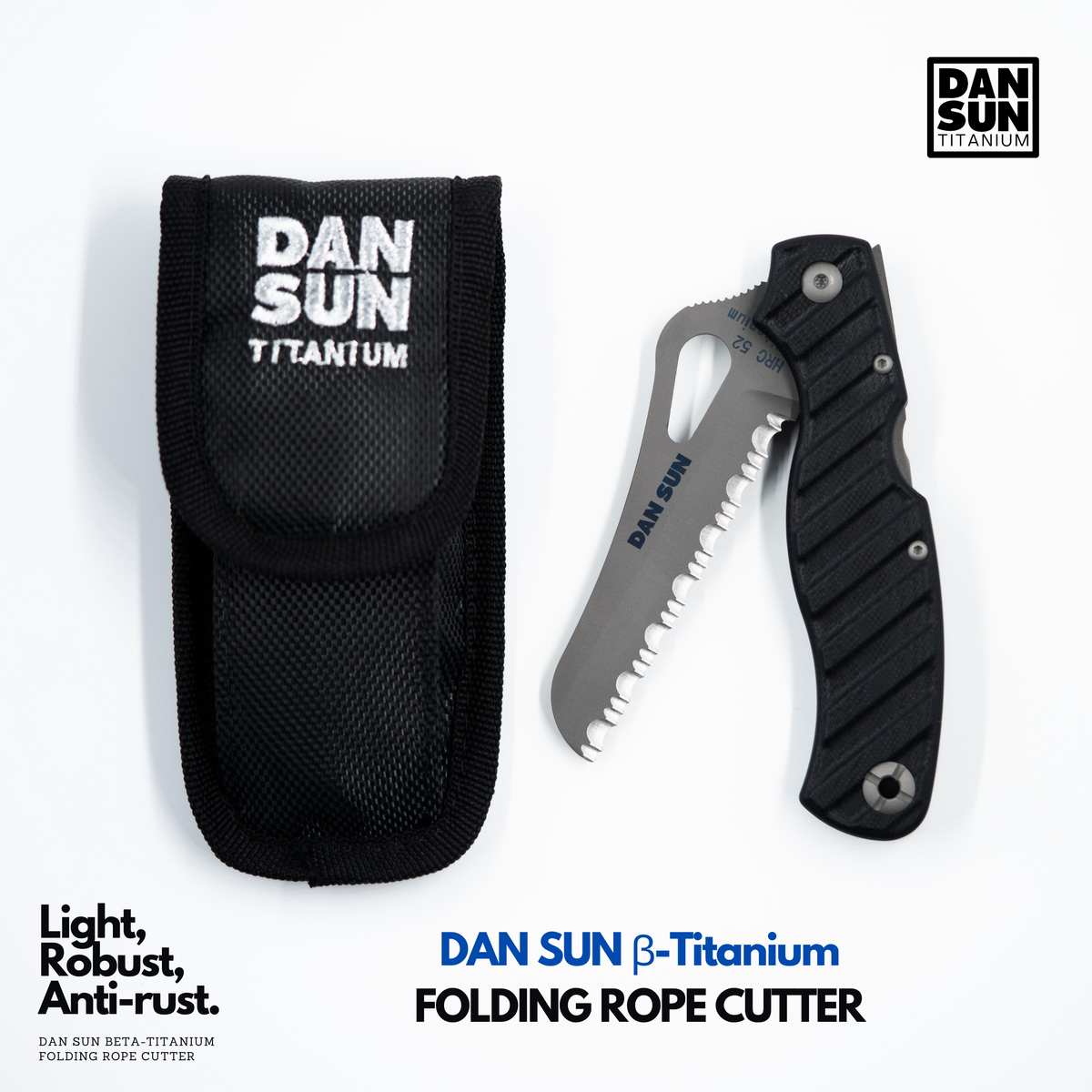 Beta-Titanium Folding Rope Cutter image 1