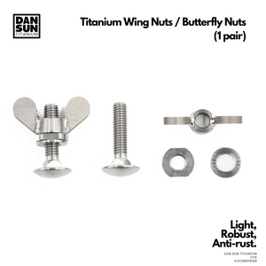 Titanium Wing Nuts for CCR Backplates (1 pair) image 2