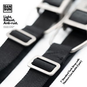 1" Tank Strap with Titanium Cam Buckle (1 pair) image 4