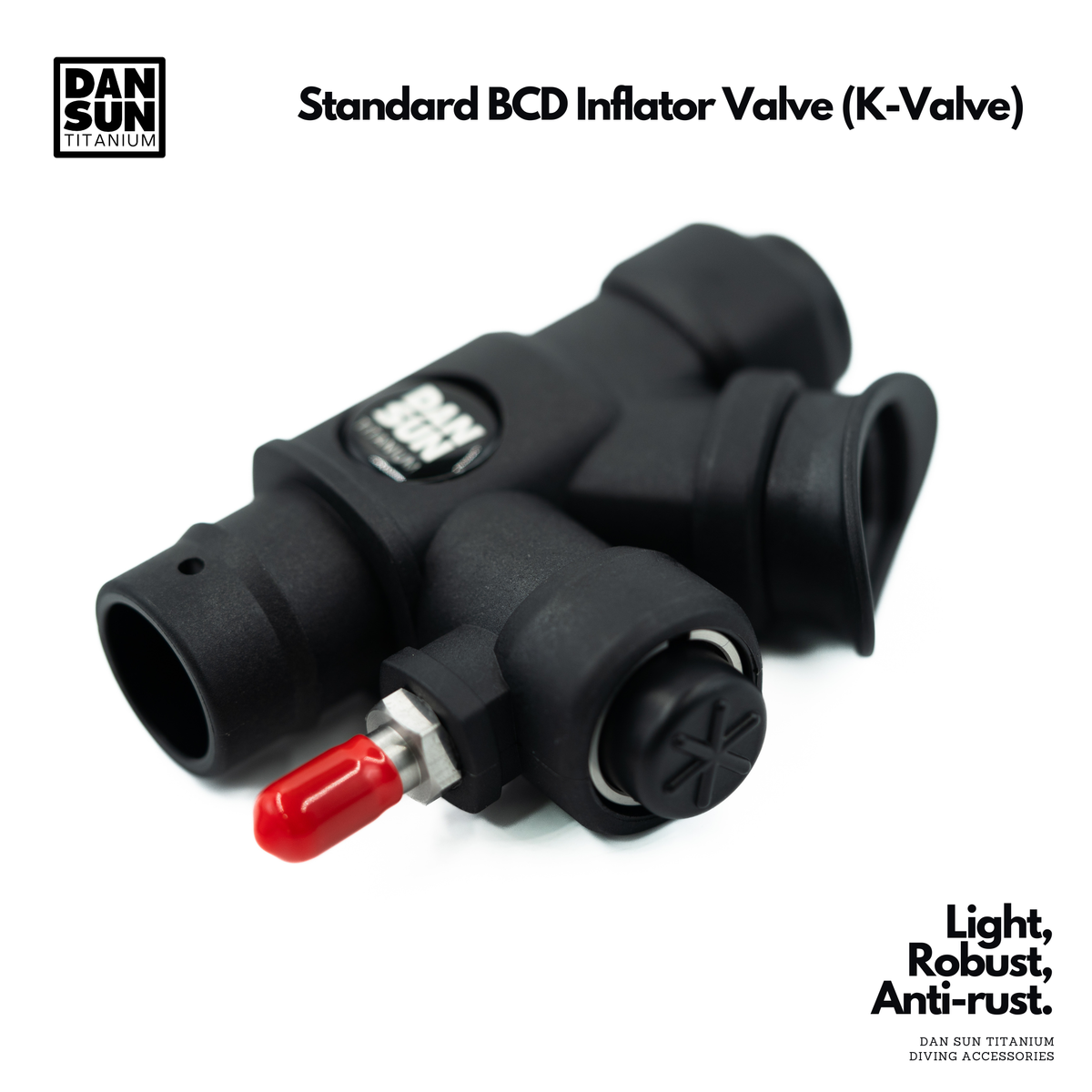 Standard BCD Inflator Valve (K-Valve; Stainless Steel) image 1