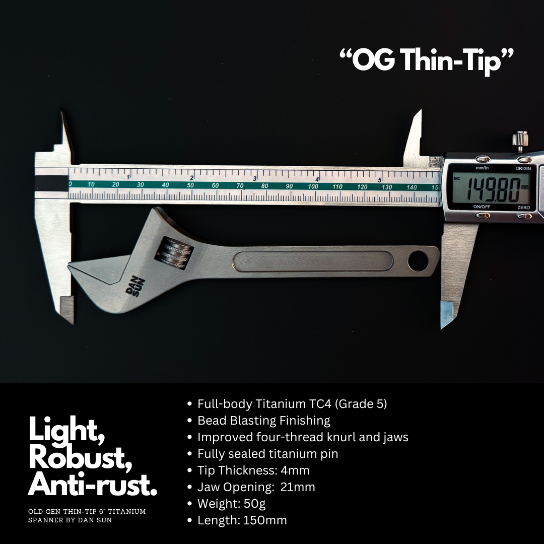 Titanium Thin-Tip Adjustable Spanner image 10