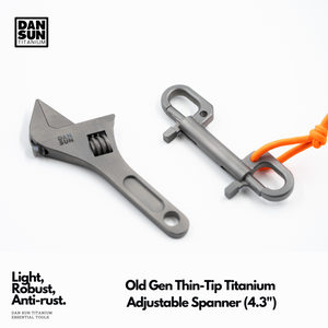 Titanium Thin-Tip Adjustable Spanner image 2