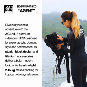 TITANIUM "AGENT" SIDEMOUNT BCD image 2
