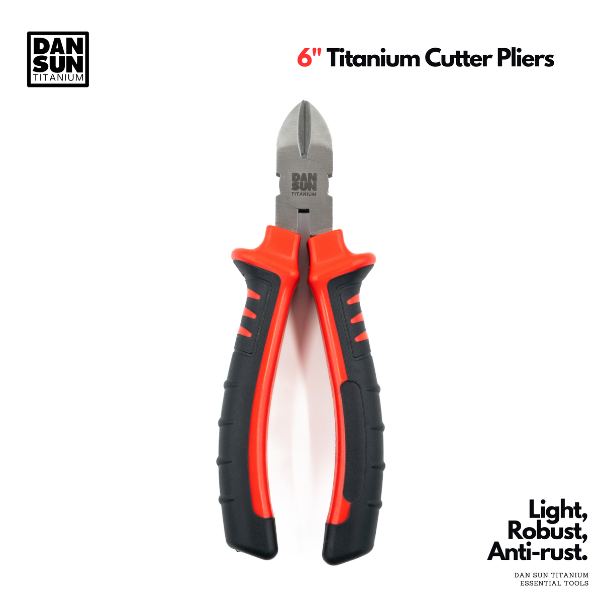 6" Titanium Cutter Pliers image 1
