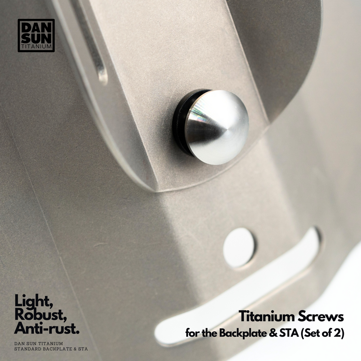 Titanium Screws for BCD Backplates (Set of 2) image 6