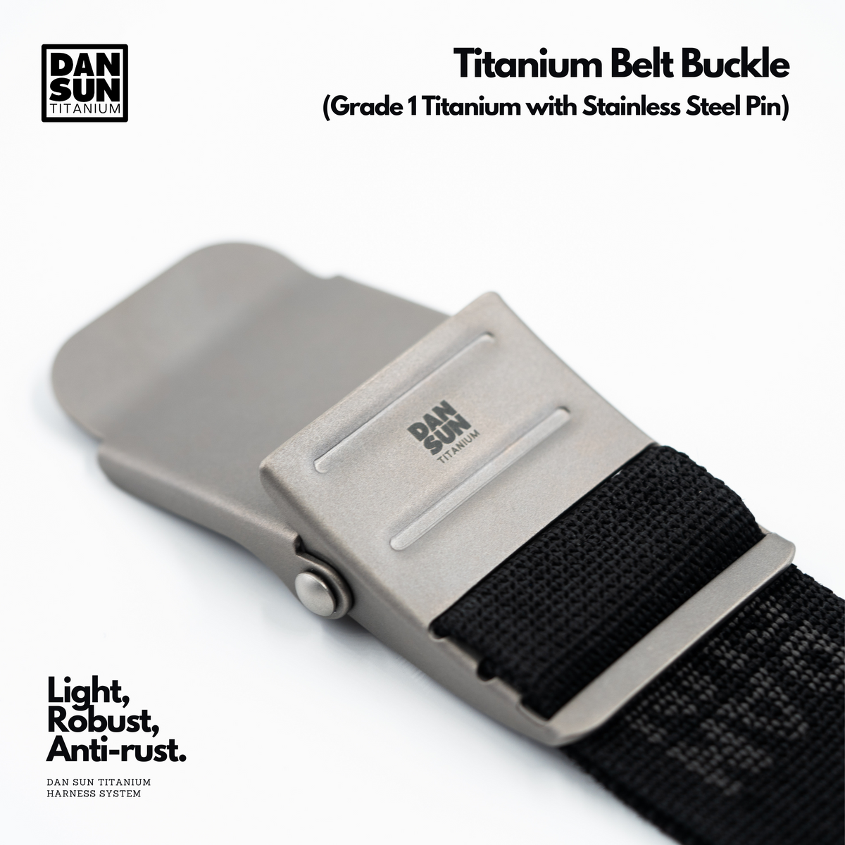 Titanium Belt Buckle image 1