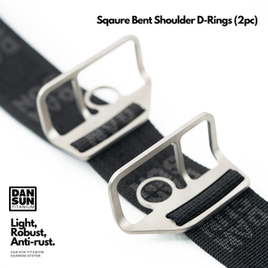 Square Bent Shoulder D-Rings (2pc) image 1