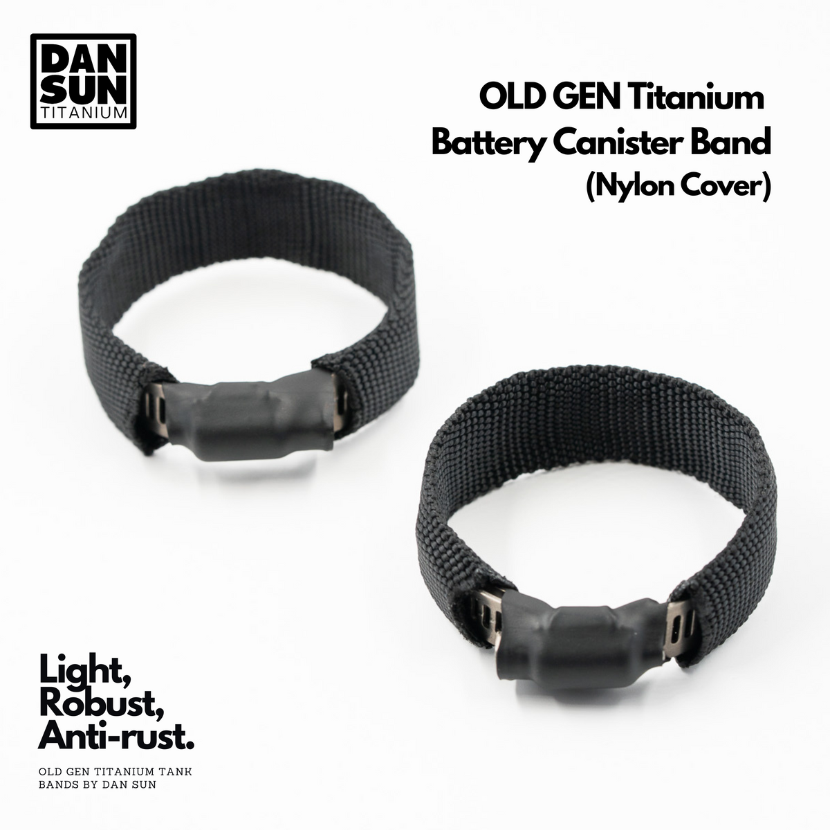 Titanium Battery Canister Band (1pc) image 1